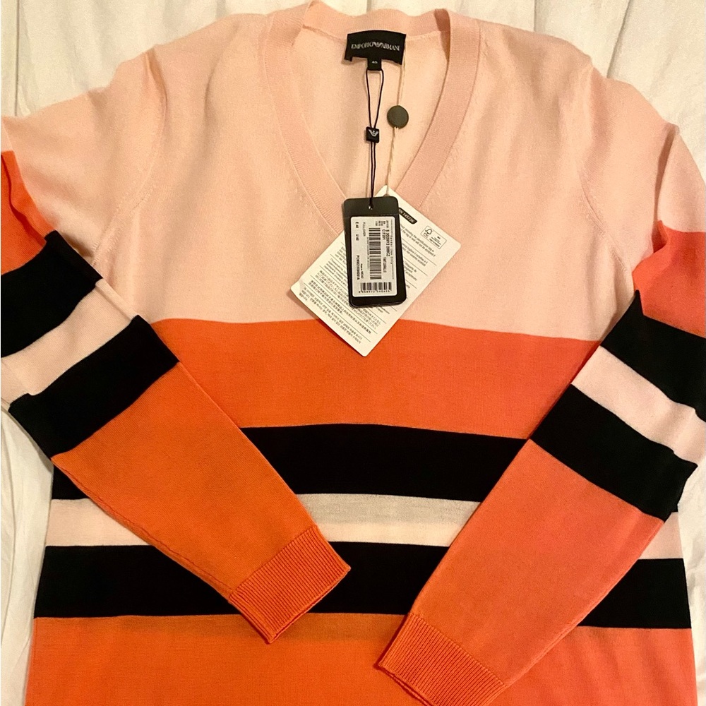 New with tag, never worn. Emporio Armani sweater size 40.
